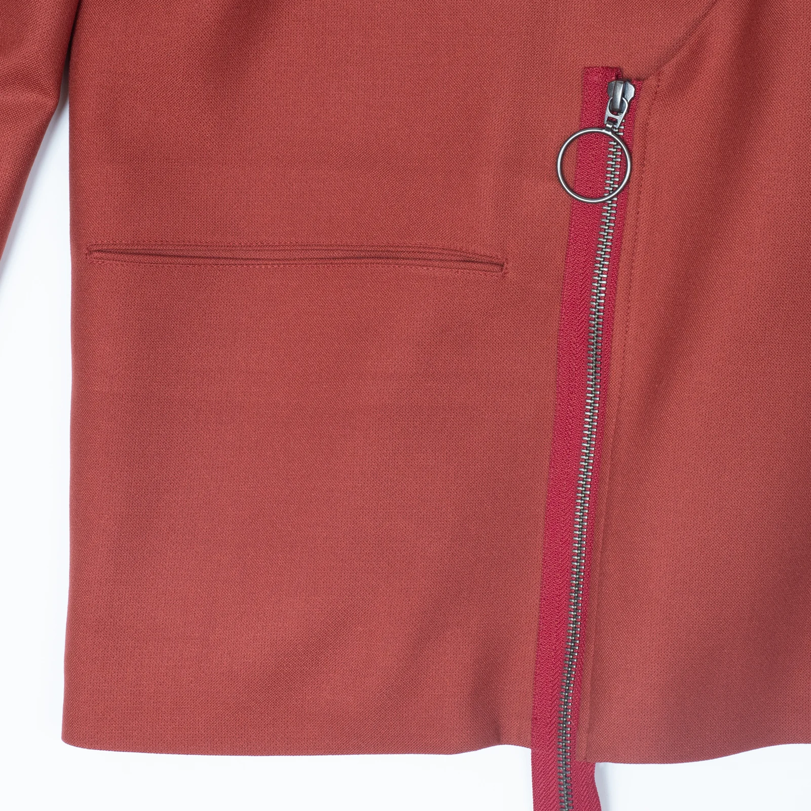 DOUBLE CLOTH ZIPPER JACKET