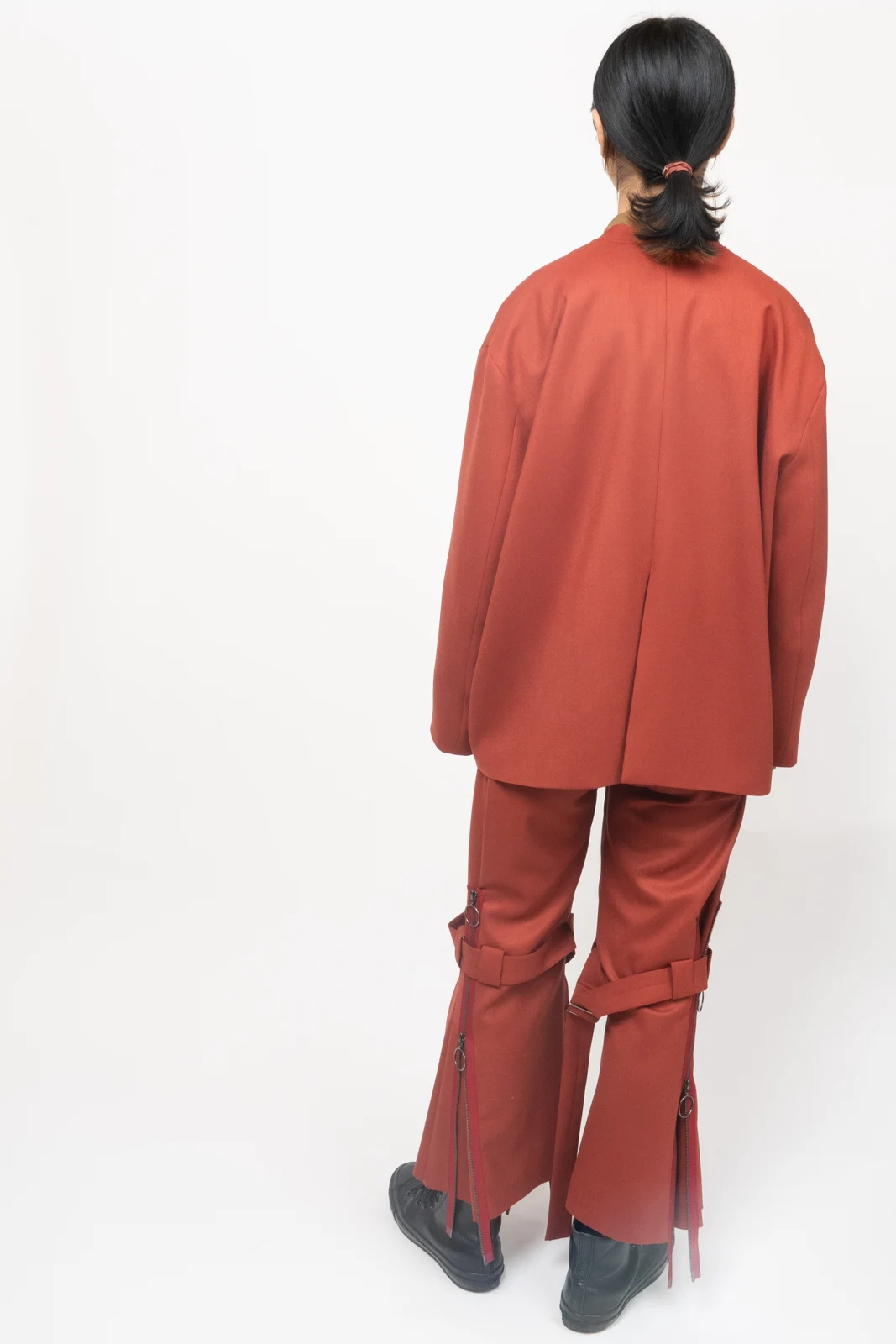 DOUBLE CLOTH ZIPPER JACKET