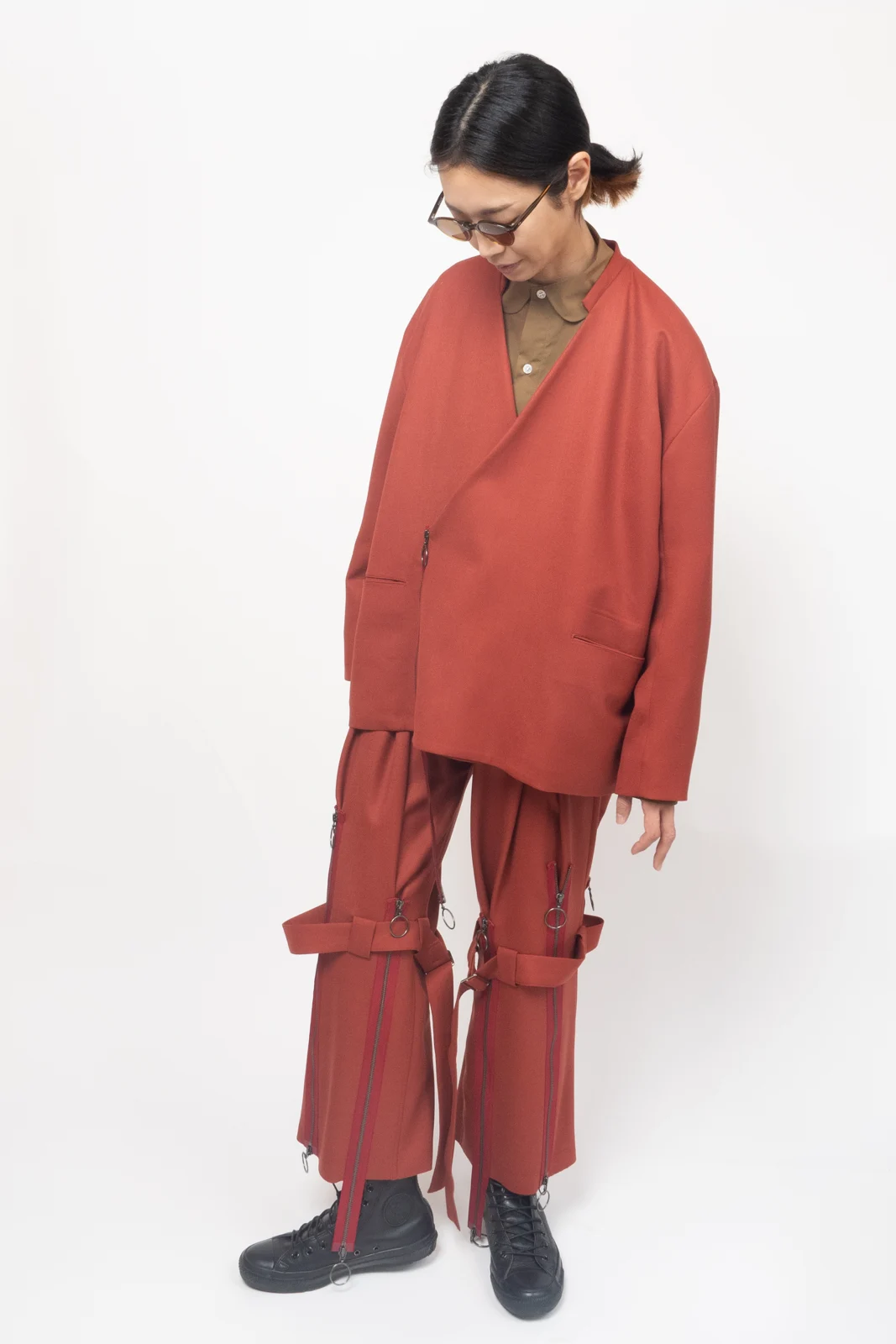 DOUBLE CLOTH BONDAGE PANTS