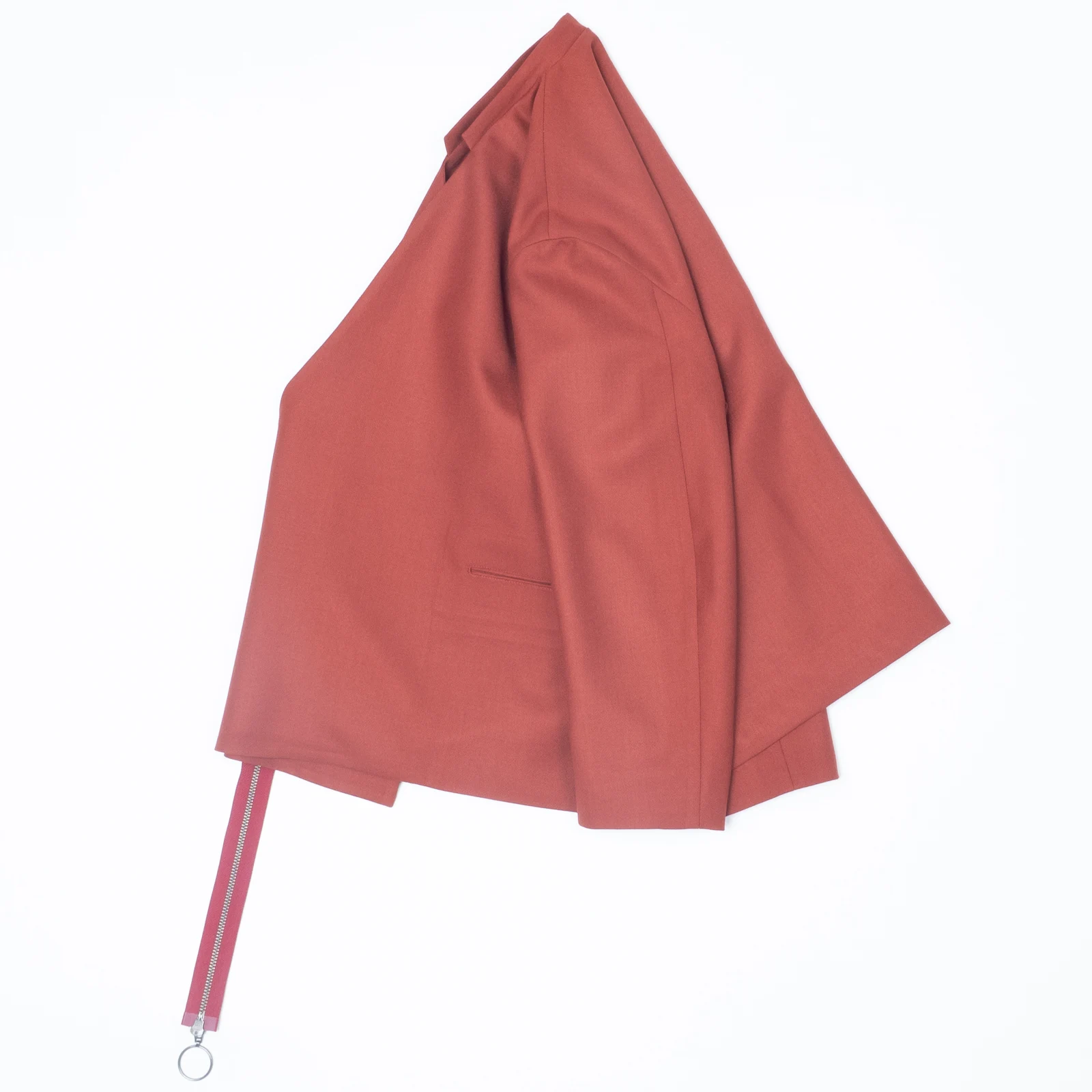 DOUBLE CLOTH ZIPPER JACKET